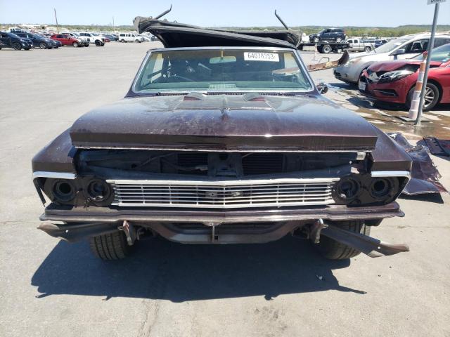 136676B137767 - 1966 CHEVROLET CHEVELLE BROWN photo 5