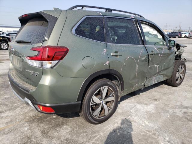 JF2SKAXC9MH503625 - 2021 SUBARU FORESTER TOURING GREEN photo 3