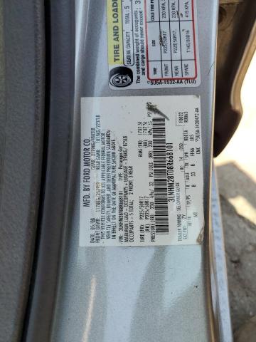 3LNHM28T08R668101 - 2008 LINCOLN MKZ SILVER photo 12