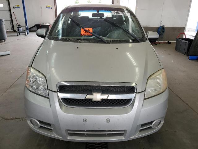 KL1TG56638B194919 - 2008 CHEVROLET AVEO LT SILVER photo 5