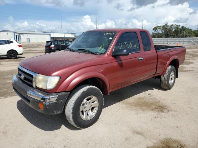 4TASM92N1YZ673425 - 2000 TOYOTA TACOMA XTRACAB PRERUNNER RED photo 1