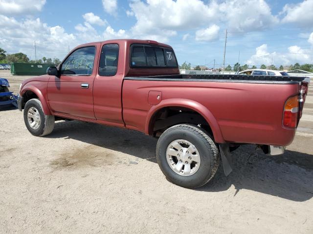 4TASM92N1YZ673425 - 2000 TOYOTA TACOMA XTRACAB PRERUNNER RED photo 2