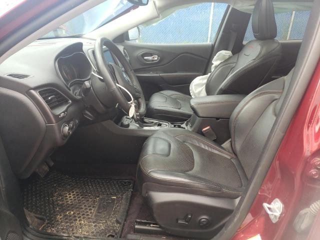 1C4PJMBN3KD100827 - 2019 JEEP CHEROKEE TRAILHAWK RED photo 7