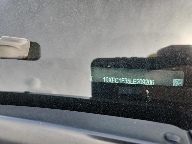 19XFC1F35LE209206 - 2020 HONDA CIVIC EX BLUE photo 12
