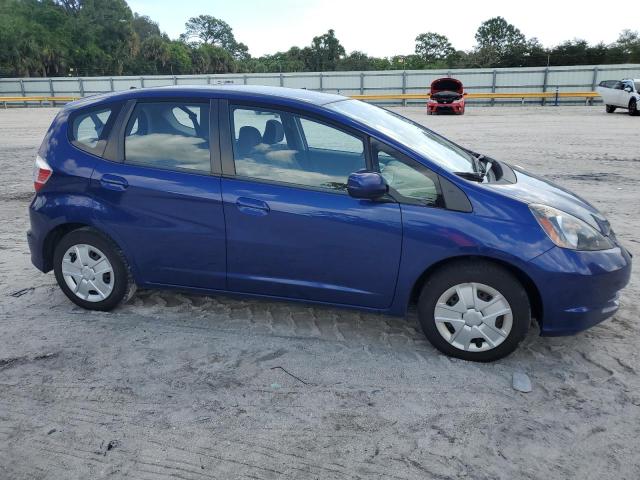 JHMGE8G32DC068527 - 2013 HONDA FIT BLUE photo 4