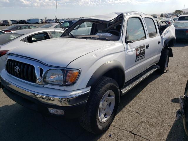 5TEGN92N94Z312997 - 2004 TOYOTA TACOMA DOUBLE CAB PRERUNNER WHITE photo 1