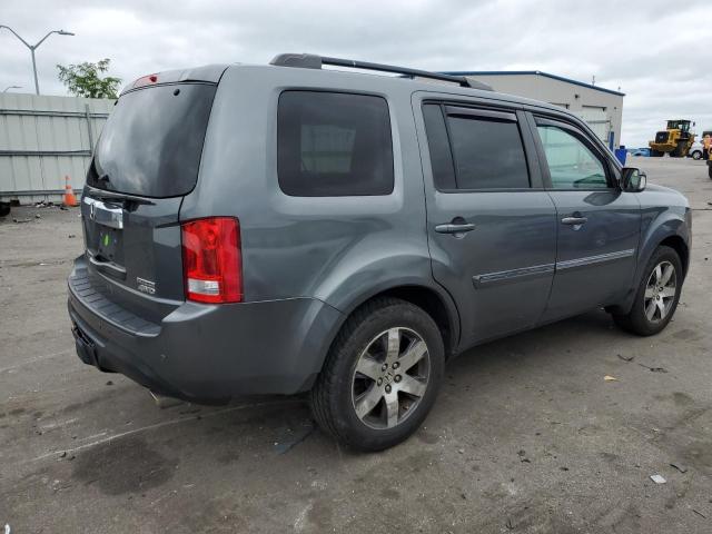 5FNYF4H95DB013765 - 2013 HONDA PILOT TOURING GRAY photo 3