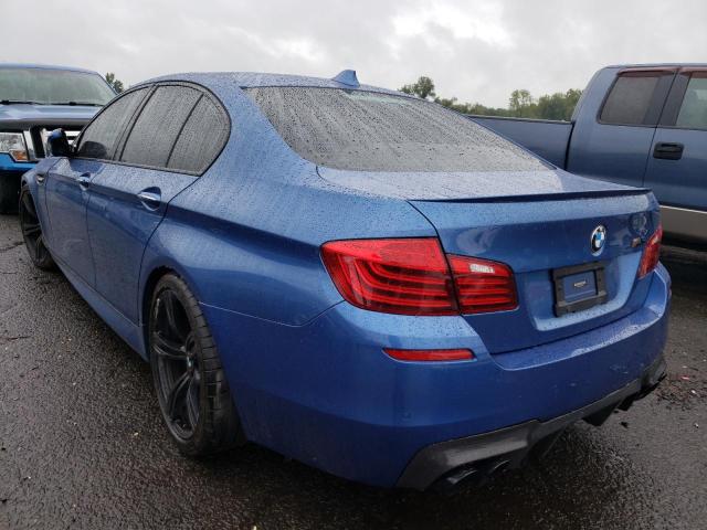 WBSFV9C54ED097168 - 2014 BMW M5 BLUE photo 2