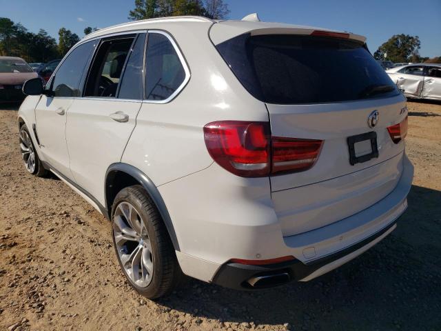 5UXKR6C5XF0J78644 - 2015 BMW X5 XDRIVE50I WHITE photo 3