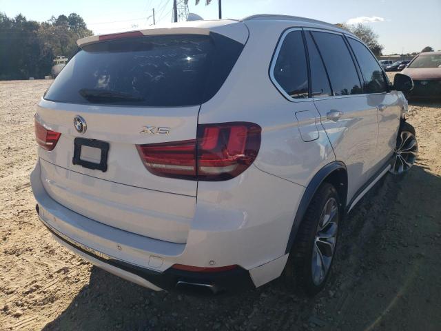 5UXKR6C5XF0J78644 - 2015 BMW X5 XDRIVE50I WHITE photo 4