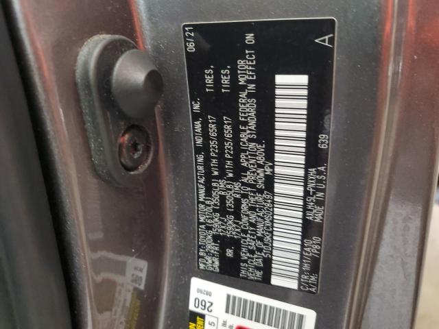 5TDJSKFCXMS028497 - 2021 TOYOTA SIENNA XLE GRAY photo 13