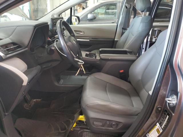 5TDJSKFCXMS028497 - 2021 TOYOTA SIENNA XLE GRAY photo 7