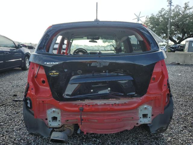 1G1JD6SB1K4149466 - 2019 CHEVROLET SONIC LT RED photo 6