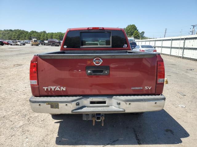 1N6BA0ED1EN519339 - 2014 NISSAN TITAN S RED photo 6