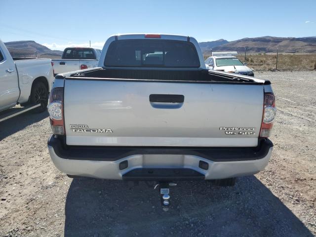 3TMKU4HN3DM036739 - 2013 TOYOTA TACOMA DOUBLE CAB PRERUNNER LONG BED SILVER photo 6