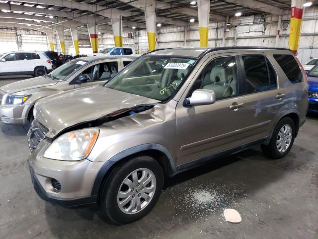 JHLRD78986C006033 - 2006 HONDA CR-V SE TAN photo 1