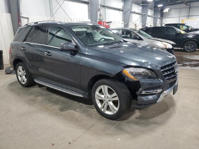 4JGDA5HB5EA404197 - 2014 MERCEDES-BENZ ML 350 4MATIC CHARCOAL photo 4