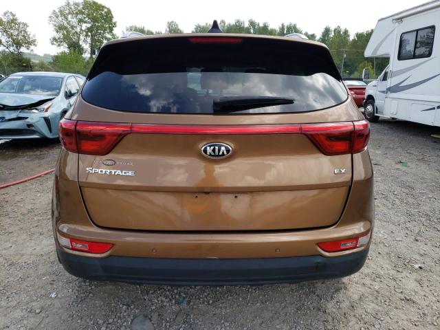 KNDPNCAC0H7128073 - 2017 KIA SPORTAGE EX BROWN photo 6