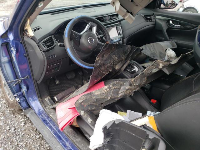 JN8AT2MT0JW455302 - 2018 NISSAN ROGUE S ლურჯი ფოტო 8