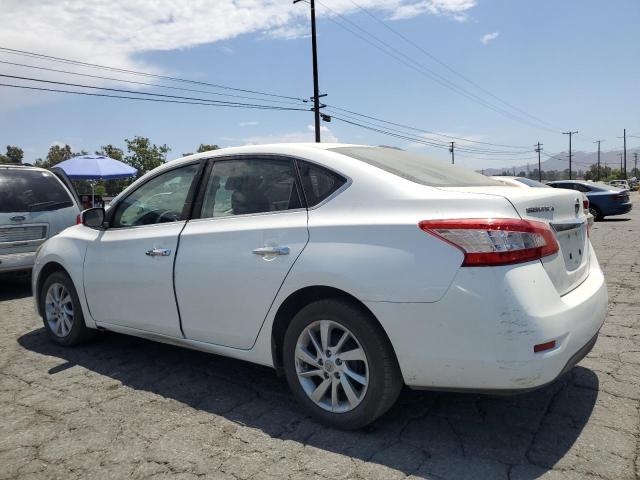 3N1AB7AP4DL760026 - 2013 NISSAN SENTRA S WHITE photo 2