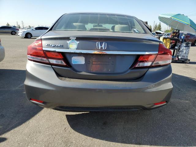 19XFB2F50DE295147 - 2013 HONDA CIVIC LX GRAY photo 6