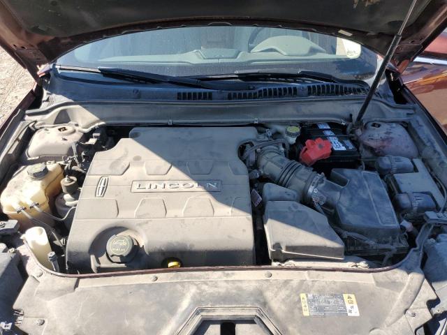 3LN6L2JK6FR607599 - 2015 LINCOLN MKZ BURGUNDY photo 11