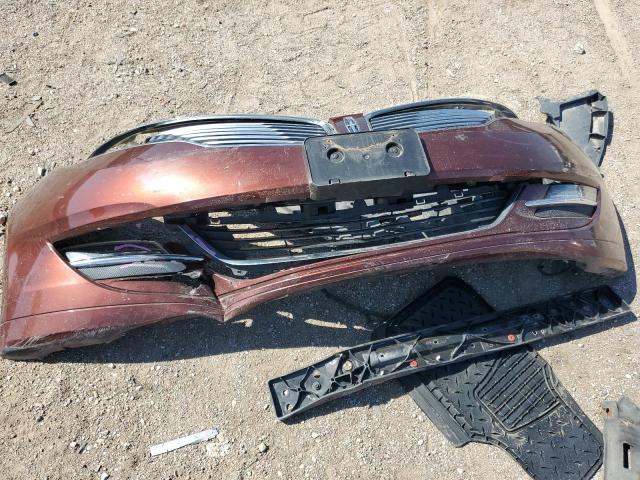 3LN6L2JK6FR607599 - 2015 LINCOLN MKZ BURGUNDY photo 12