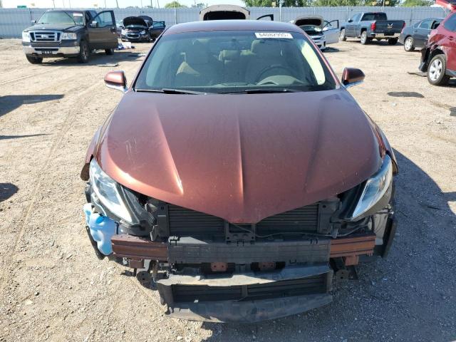 3LN6L2JK6FR607599 - 2015 LINCOLN MKZ BURGUNDY photo 5