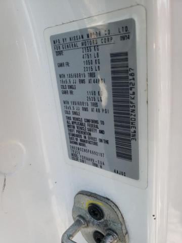 3N63M0ZN5FK692187 - 2015 CHEVROLET CITY EXPRE LT 白色 照片 13