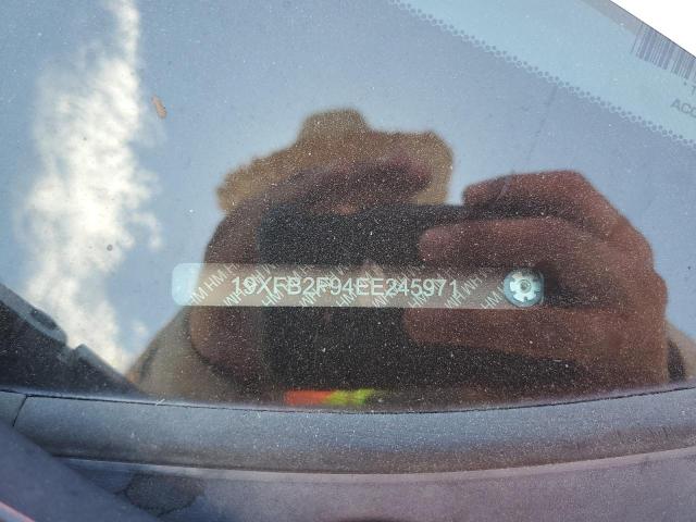 19XFB2F94EE245971 - 2014 HONDA CIVIC EXL WHITE photo 12