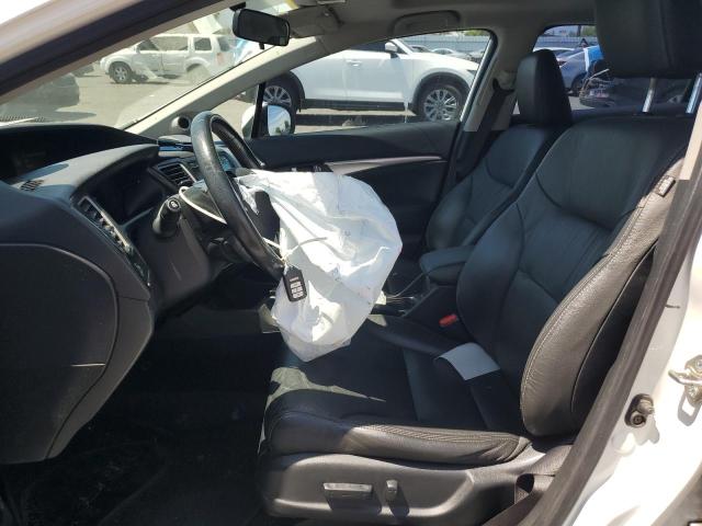 19XFB2F94EE245971 - 2014 HONDA CIVIC EXL WHITE photo 7