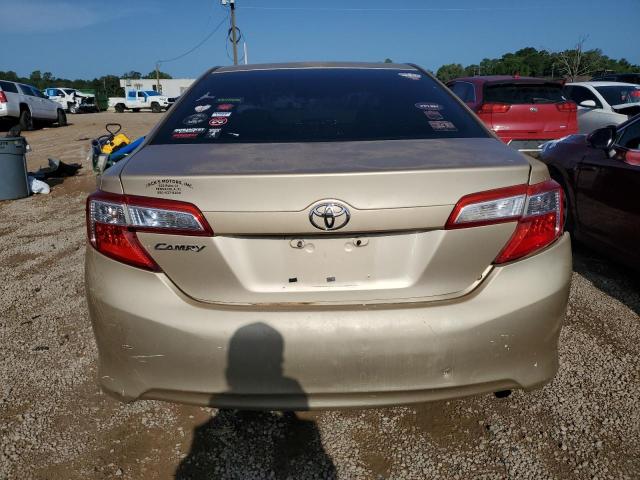 4T1BF1FK8CU605396 - 2012 TOYOTA CAMRY BASE GOLD photo 6
