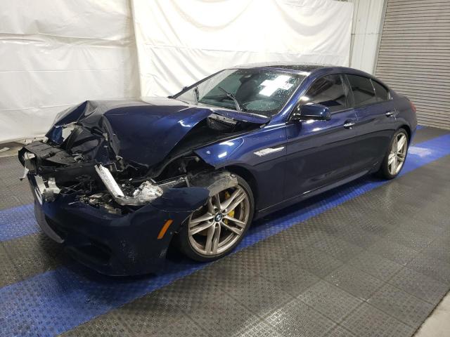 WBA6B2C51FD799146 - 2015 BMW 650 I GRAN COUPE BLUE photo 1