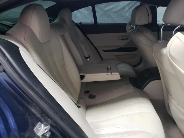 WBA6B2C51FD799146 - 2015 BMW 650 I GRAN COUPE BLUE photo 10