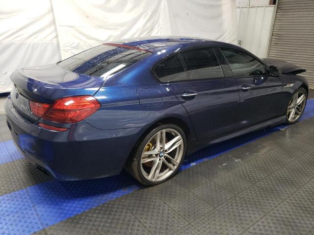 WBA6B2C51FD799146 - 2015 BMW 650 I GRAN COUPE BLUE photo 3