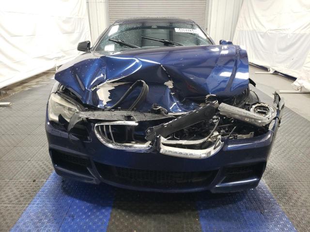 WBA6B2C51FD799146 - 2015 BMW 650 I GRAN COUPE BLUE photo 5