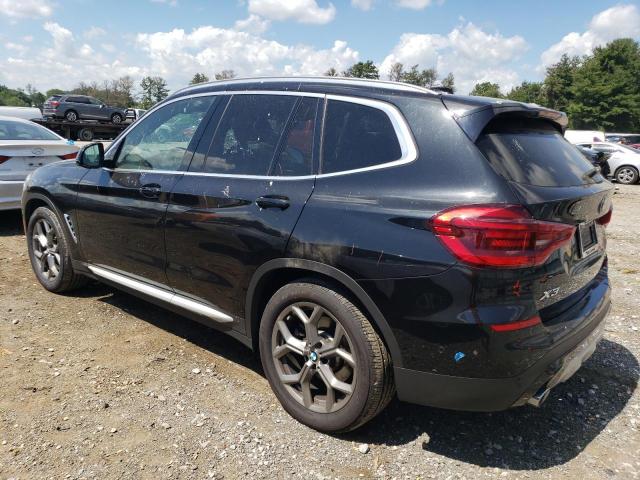 5UXTY5C03M9F26592 - 2021 BMW X3 XDRIVE30I BLACK photo 2