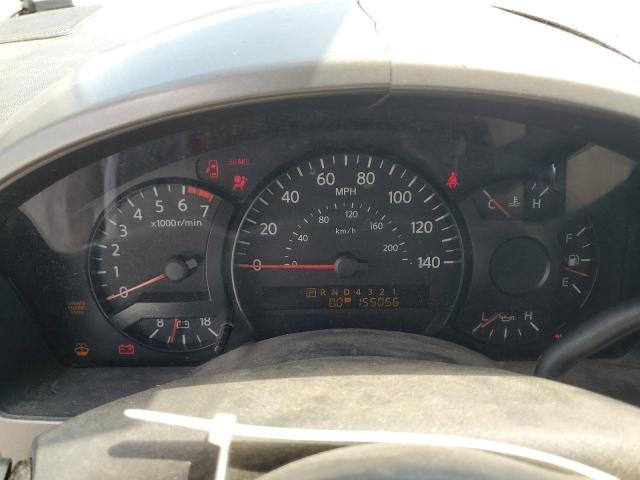 1N6BA06A35N554078 - 2005 NISSAN TITAN XE SILVER photo 9