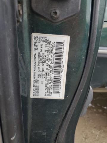 5TBRT3417YS012392 - 2000 TOYOTA TUNDRA ACCESS CAB მწვანე ფოტო 13