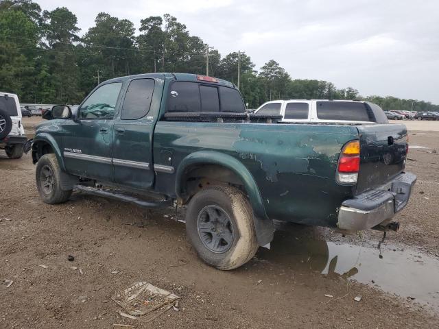 5TBRT3417YS012392 - 2000 TOYOTA TUNDRA ACCESS CAB მწვანე ფოტო 2
