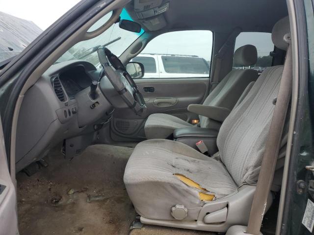 5TBRT3417YS012392 - 2000 TOYOTA TUNDRA ACCESS CAB მწვანე ფოტო 7