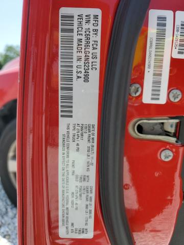 1C6RR6LG4NS234900 - 2022 RAM 1500 CLASS SLT 红色 照片 13