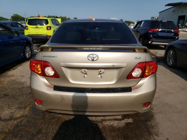 1NXBU4EE7AZ229497 - 2010 TOYOTA COROLLA BASE BEIGE photo 6