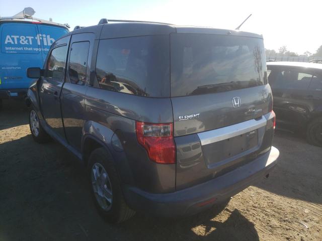 5J6YH1H39BL002048 - 2011 HONDA ELEMENT LX GRAY photo 3