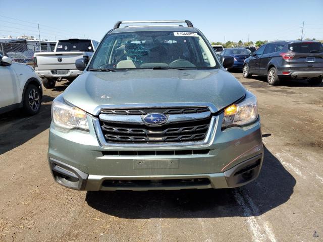 JF2SJAAC9HH512021 - 2017 SUBARU FORESTER 2.5I GREEN photo 5