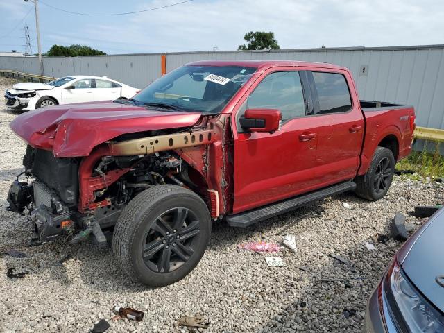 1FTFW1E85MKD97566 - 2021 FORD F150 SUPERCREW RED photo 1