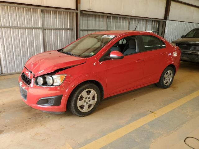 1G1JA5SH0E4243110 - 2014 CHEVROLET SONIC LS RED photo 1