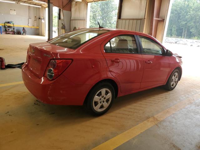 1G1JA5SH0E4243110 - 2014 CHEVROLET SONIC LS RED photo 3