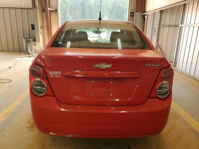 1G1JA5SH0E4243110 - 2014 CHEVROLET SONIC LS RED photo 6