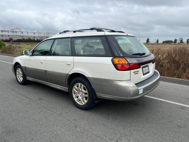 4S3BH686736602943 - 2003 SUBARU LEGACY OUTBACK LIMITED WHITE photo 3